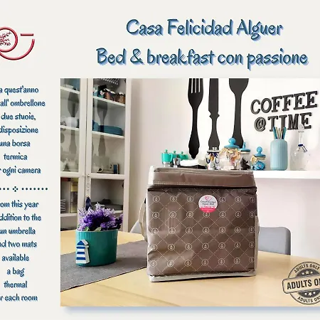 Alojamento de Acomodação e Pequeno-almoço Casa Felicidad Alghero